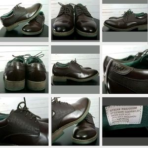 Robert Wayne RW Brown Oxford Shoes 8.5